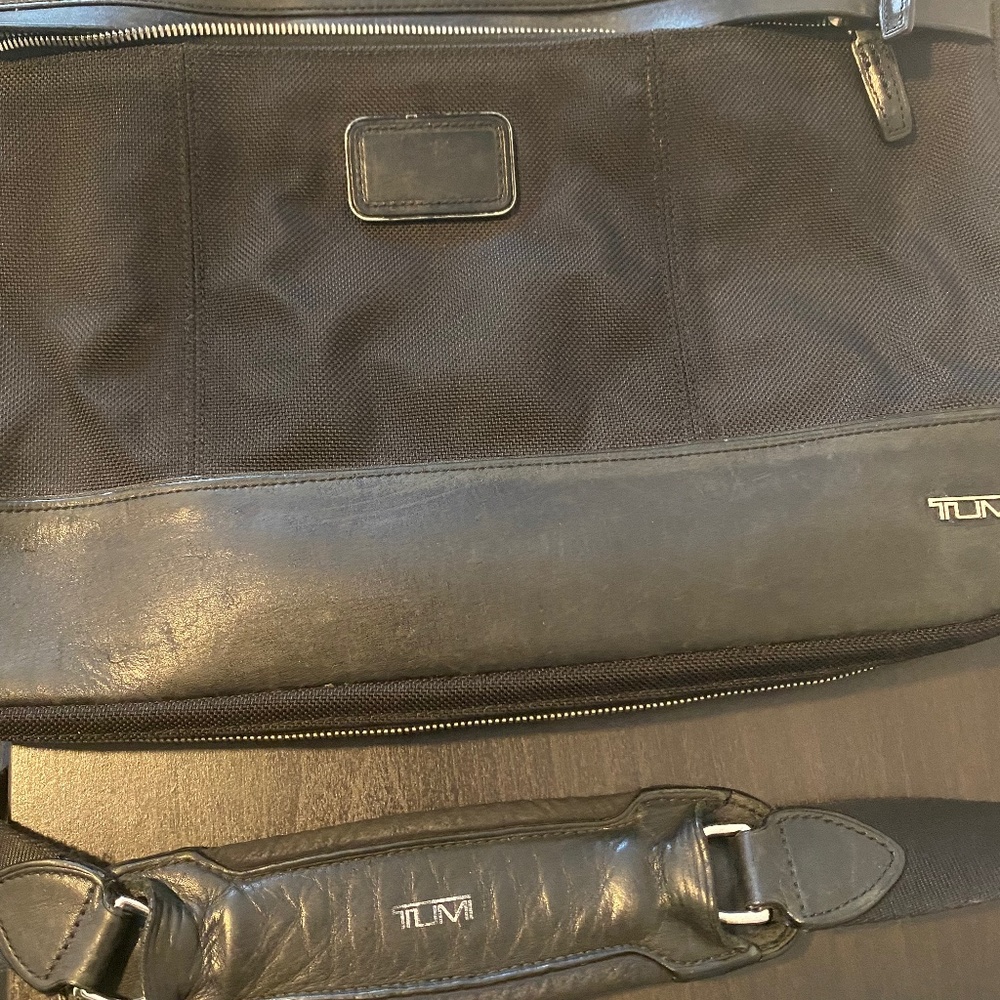Tumi briefcase crossbody bag
